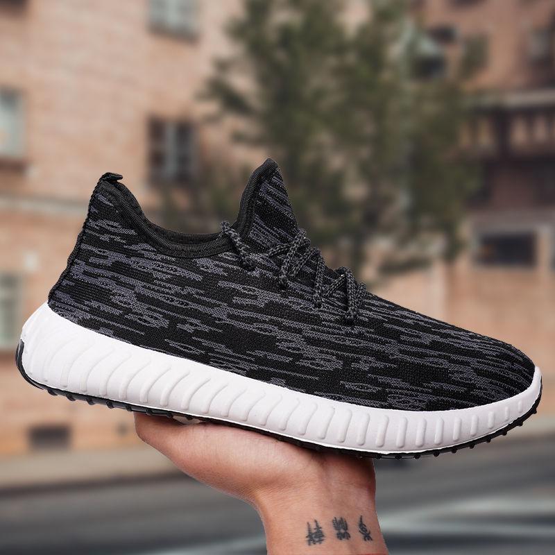 Summer Men's Breathable Running Shoes Trend Non-slip Wear-resistant Casual Sports Shoes