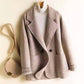 Woolen Coat Autumn and Winter Turn-Down Collar Wool Female Jacket Coat Female Coat Casual Windbreake