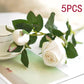 Bulgarian Rose Simulation Bouquet Fake Flower Decoration European Plastic Flower Decoration Silk Flower Living Room Table Decoration