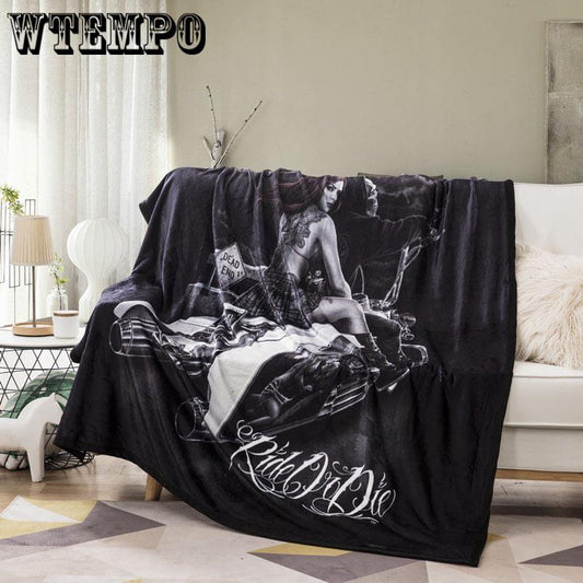 Blanket Children Blanket Cartoon Decoration Cashmere Warm Soft Blanket Family Fitted