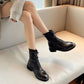 Thick Heel Women's Boots Short Boots Women's Autumn and Winter Plush Women's Boots Shoes Women's Martin Boots