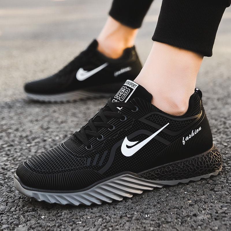 Sports shoes men's casual running shoes lightweight breathable shoes wear-resistant men