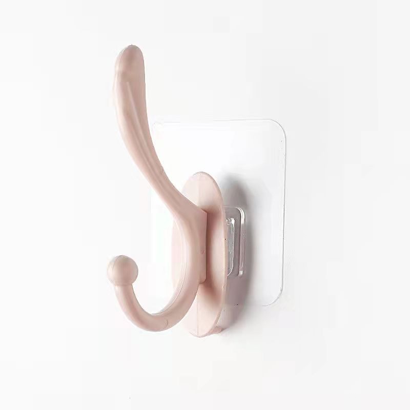 Perforation-free Coat Hook Wall-mounted Thickened Thickened Door Back Hook Bathroom Coat Rack Hook Bathroom Hooks