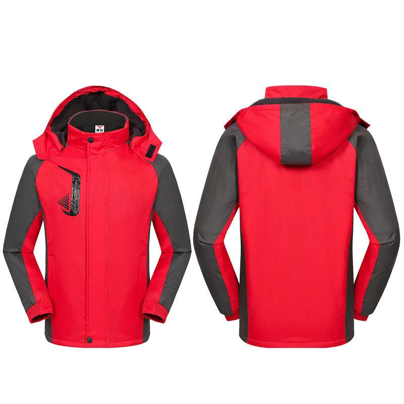 Winter Hooded Jackets Windproof Wearable Mountaineering Jacket Thicken Warm Waterproof Ski Jacket Outdoor Sports