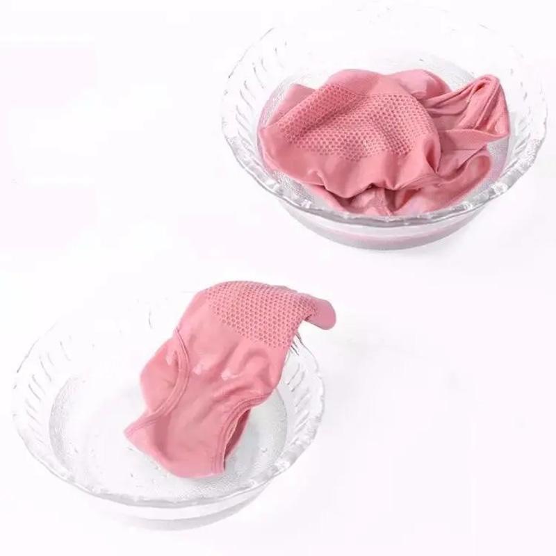 4 Pcs Women's cotton Mid-waist solid Warm belly Underwear Cotton Stalls Hips seamless panties Lower Abdomen Slimming Postpartum Breathable Underwear