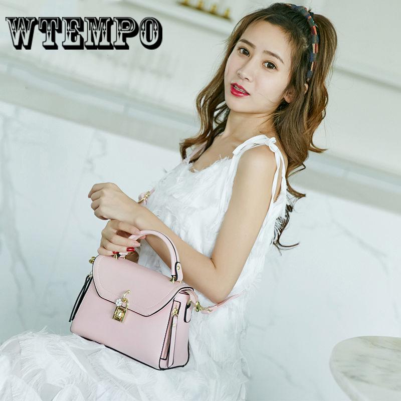 Handbags Charm Shoulder Bag Women PU Leather Flower Crossbody Bag Women Tote