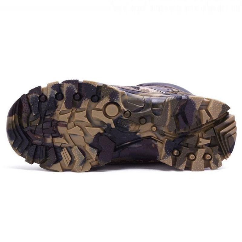Cotton Shoes Outdoor Wool Cold Boots Fur One Winter Snow Boots Men's High-top Warm Cotton Boots Camouflage