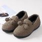 Breathable Soft-soled Non-slip Cotton Shoes, Ladies Flat-bottomed One-step Warmth and Windproof Comfortable Shoes