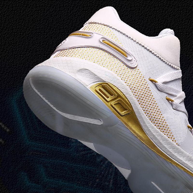 Men's Korean Version of The Trendy NBA All-star Boots Summer Breathable Student Sneakers Men's High-top Breathable Wear-resistant Basketball Shoes
