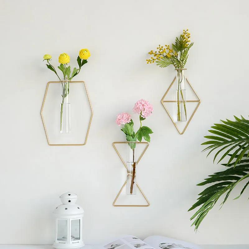 Wall Mounted Flower Stand Iron Art Flower Arrangement Flower Device Wall Decoration Pendant