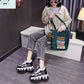 Thick-soled Heightened Travel Running Shoes Casual Student Breathable Sneakers All-match Comfortable Women Walking Sneakers