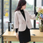 Fashion All-match Knit Jacket Autumn and Winter Korean Fashion All-match Imitation Mink Velvet Ladies Cardigan Jacket