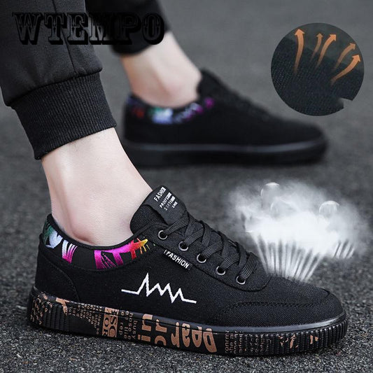 Men Casual Shoes Fashion Sneakers Leather Footwear Soft Rubber Men Flats Shoes Mens Shoes Flat