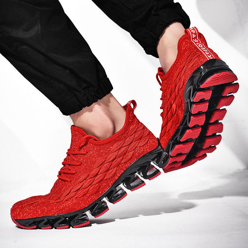 Men's Running Shoes Coconut Blade Twist Sole Men Sneakers Dad Sneakers Breathable Light Sport Shoes