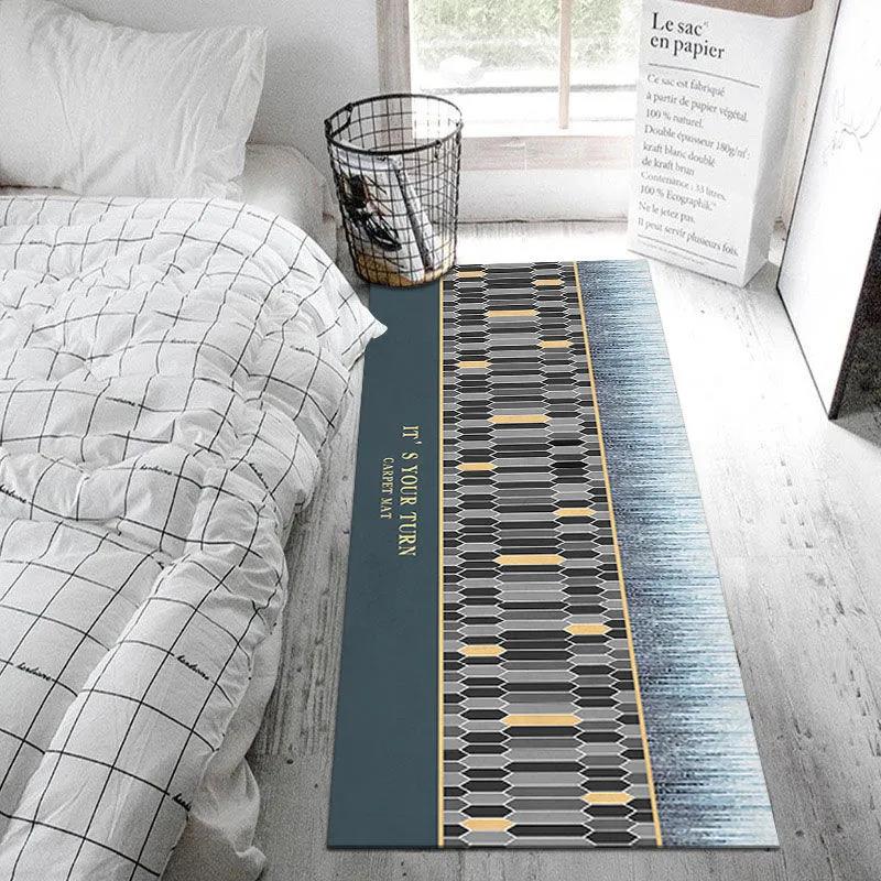 Nordic Style Bedroom Bedside Carpet Non-slip and Dirt-resistant Room Full Carpet Household
