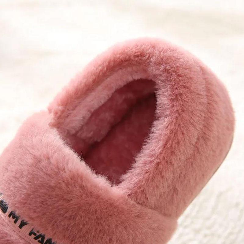 Cotton Shoes Thickened Indoor Warmth Plush Autumn and Winter Home Couple Non-slip Soft-soled Shoes