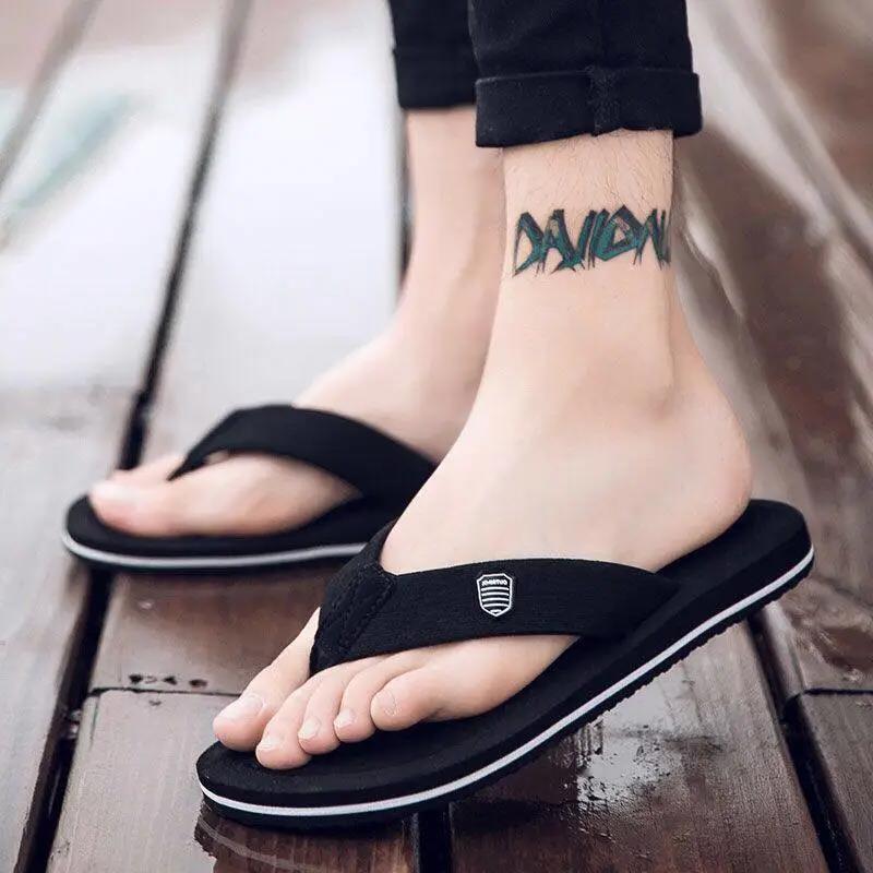 Men's Slippers for Summer Household Non-slip Thick Bottom Indoor Sandals