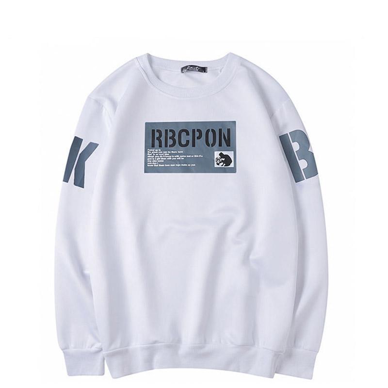 Spring and Autumn Sweater Men's Student Ins Long-sleeved T-shirt Men's Loose Trend All-match Men's Top