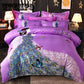 Brand Fashion 3D Flower Printing Duvet Cover Set with Pillowcase Bedding Set Quilt Cover Set