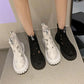 Women's Summer Thin Breathable Martin Boots Platform Cutout Boots Chelsea Boots