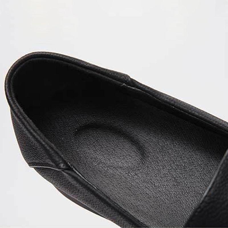 Men's Shoes Creative Lace-up Casual Leather Shoes Men's Leather Flats Slip-On Shoes