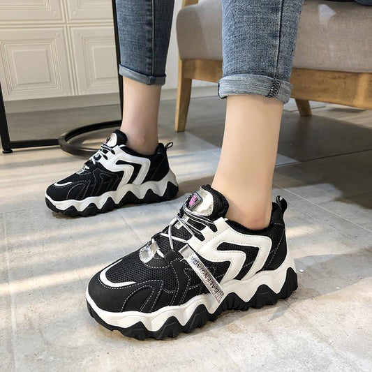 Women Shoes White Shoes Sneakers Women Fashion Platform Shoes Ladies Footwear Mesh Sneakers