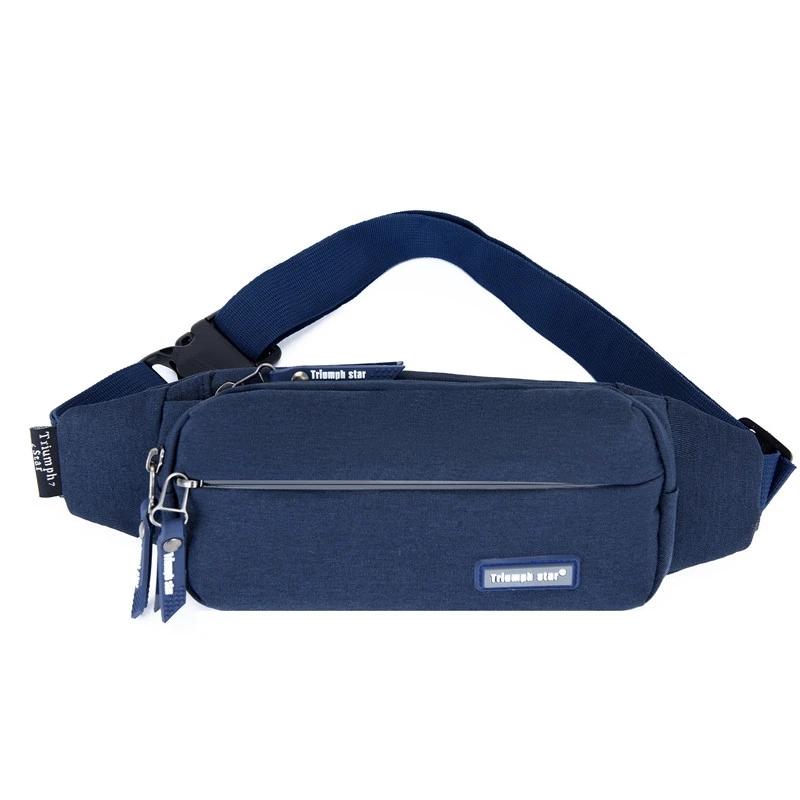 Sports Pockets Running Mobile Phone Pockets Men and Women Outdoor Waterproof Ultra-thin Small Belt Shoulder Bag Glasses Wallet Storage Bag