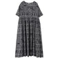 Spring and Summer Women's Skirt Literary Retro Loose Large Size Short-sleeved Women's Dress Skirt