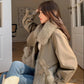 Net Red Fried Street Imitation Fox Fur Coat Female Winter Sheep Skin Stitching Fur Coat Young