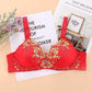 High-quality Small-chested Gather Bra Women's Underwear Thin Section No Steel Ring Bra Embroidery Breast Adjustment Breathable Beauty Back Bra