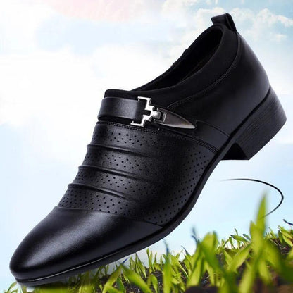 Men Dress Shoes Personality Wedding Shoes Men Flats Leather Oxfords Formal Shoes