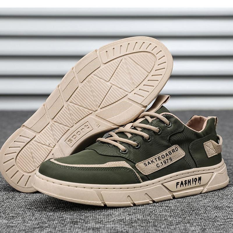 Summer Breathable Men's Shoes Korean Style Boys Board Shoes Umbrella Canvas Shoes All-match Sports Casual Shoes