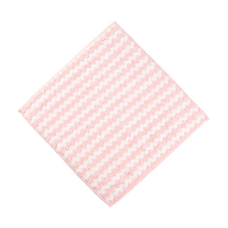 Household Brush Pot Dishcloth Non-stick Oil Strong Decontamination Cleaning Table Wipe Hand Rag Absorbing Water Multi-functional Scouring Pad