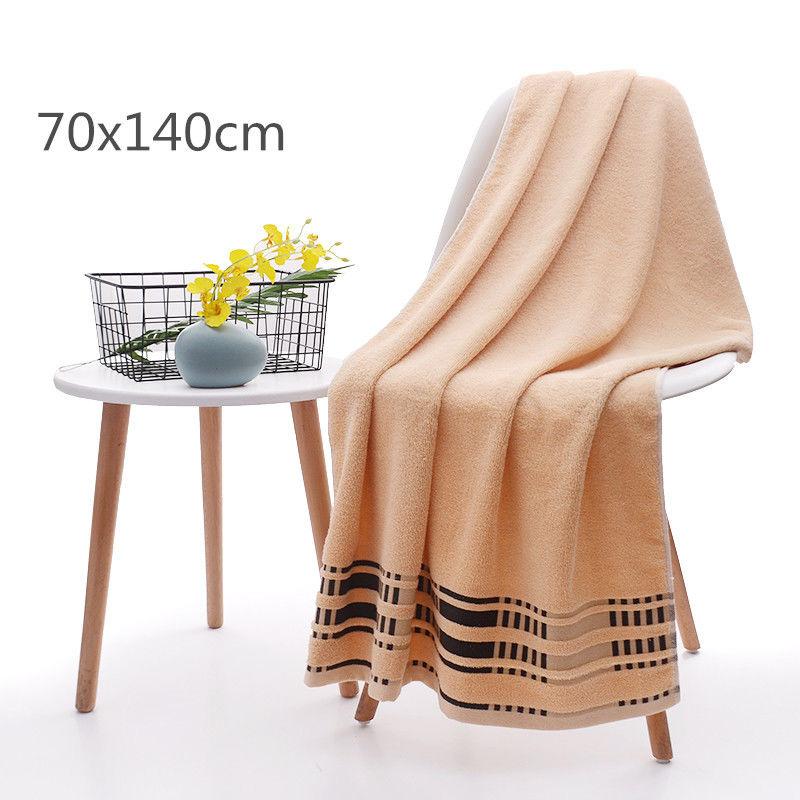 140X70cm Bath Towel Pure Cotton Household High-end Thickening Large Non-shedding Towel Absorbent and Strong Fabric Soft and Easy To Carry