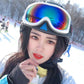 Ski Goggles Anti-fog Wind-proof Sand Men and Women Adult Children Outdoor Ski Goggles Inside with Myopia Mountaineering Cycling Goggles Myopia Glasses