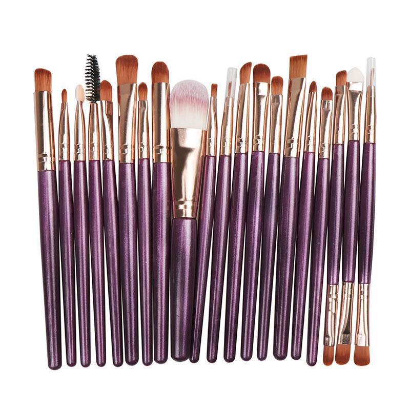 20PCS Makeup Brush Set Powder Foundation Eyeshadow Eyeliner Lip Cosmetic Brushes Best Gift For You