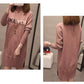 Plus Velvet Thick Mid-length Close-fitting Sweater for Female Students Loose-fitting Half-high Neck Sweater Skirt Knitted Bottoming Shirt