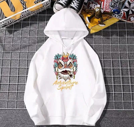 Sweater Men's Autumn and Winter Models 2021 New Ins National Tide Trend All-match Hooded Fashion Plus Velvet Men's Jacket Tide