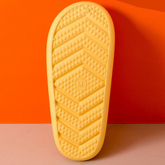 Autumn and Winter Couple Cotton Slippers Household Household PU Leather Warm Shoes Waterproof Non-slip Plush Slippers