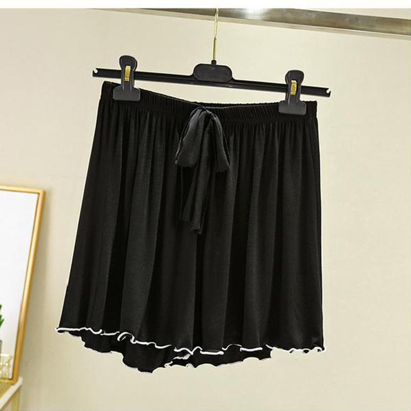 Ladies Loose Home Shorts Plus Size Pants Casual Pants Ice Silk Summer Pajamas