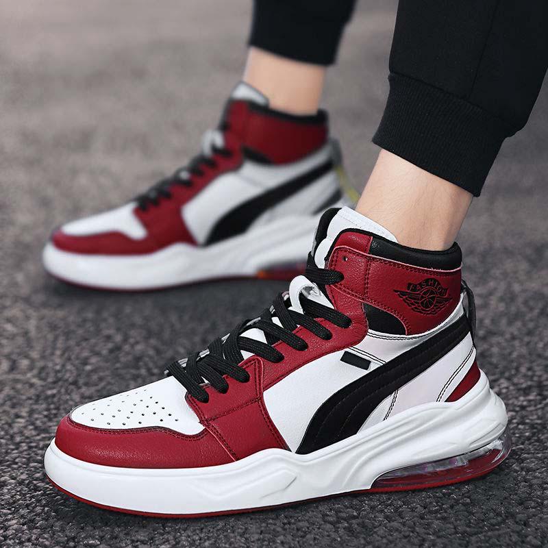Plus Size39-44 Men Sneakers High-top Air Running Basketball Shoes Outdoor Non-slip Sports Shoeses