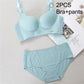 Lace Bra Set Women Plus Size Push Up Underwear Set Bra and Panty Set For Female