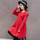 Autumn and Winter Pregnant Women Sweater Fashion Loose Dress Mid-length Sweater Trend