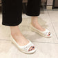 Sandals Platform Women's Summer Plastic Fish Mouth Non-slip Soft Comfortable Mother Pregnant Women Shoes Hollow Nurse Shoes