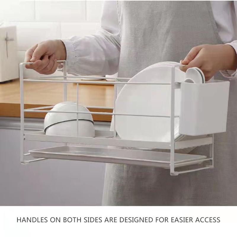 Kitchen Tableware Racks To Dry Dishes Drain Rack Household Storage Rack Countertop Drain Basket Spice Rack Kitchen Organizers