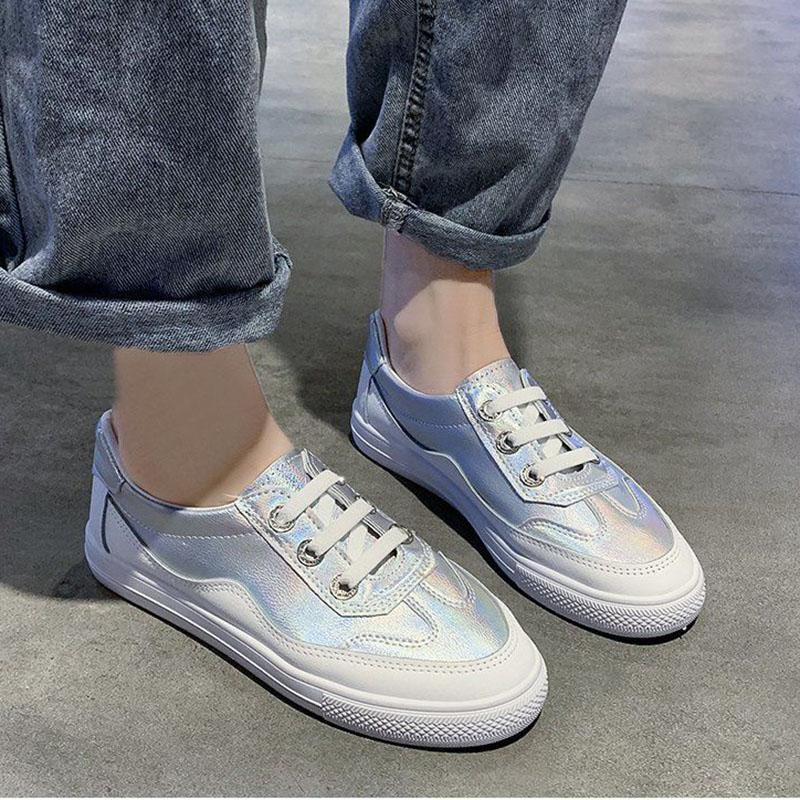Colorful Laser Women's Shoes Sports Shoes Spring and Summer Students Korean Style Casual Shoes