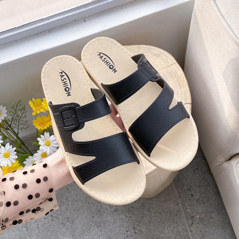 Women's Elastic Flat Sandals Ankle Strap Criss-Cross Open Toe Wide Strap Fashion Summer Shoes