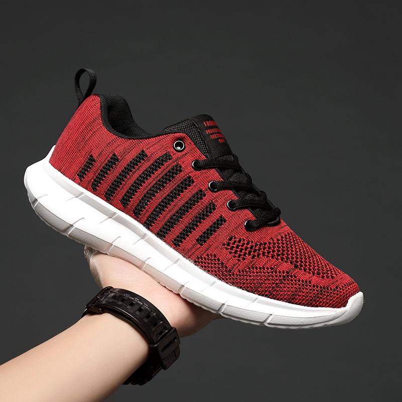 Shoes Men and Summer Breathable Large Size Men's Sports Casual Shoes Mesh Running Shoes