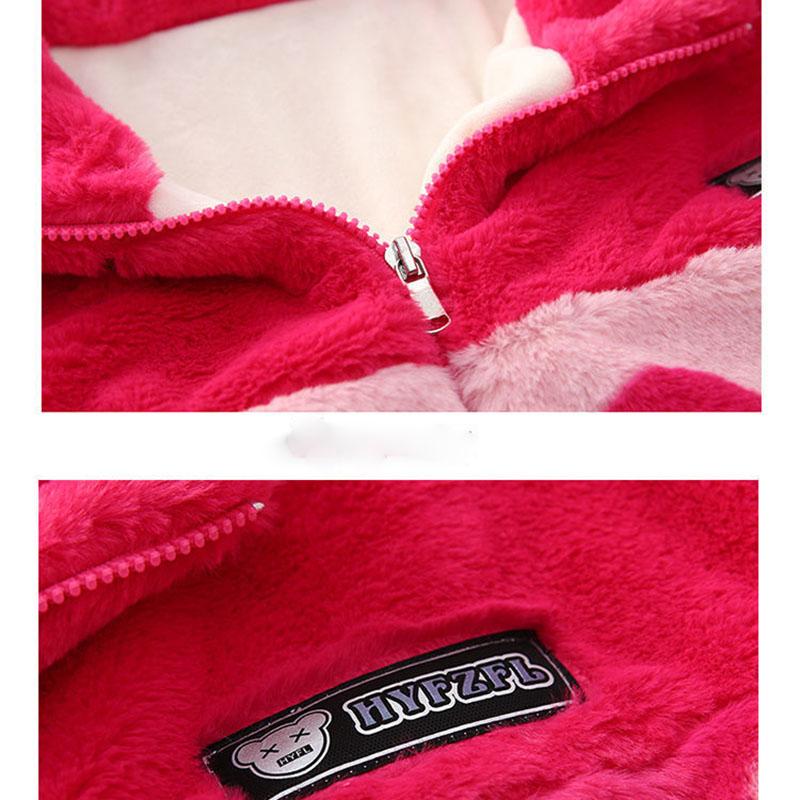 Girls Lamb Puffer Jacket Warm and Thick Autumn and Winter Clothes Windproof Stand Collar Top