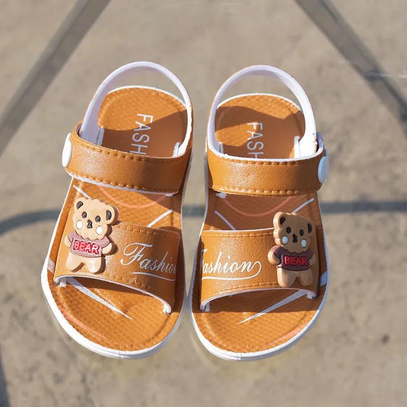 Kids Sandals In Summer Soft Sole Outdoor Light Sandals Little Boys and Girls Anti-slip Flat Casual Sandals